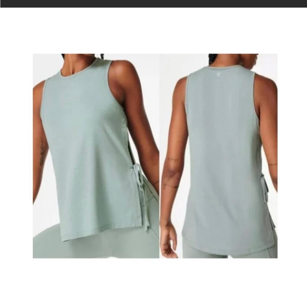 Sweaty Betty Tie Side Yoga Tank in Storm Blue Size Small new w tag
